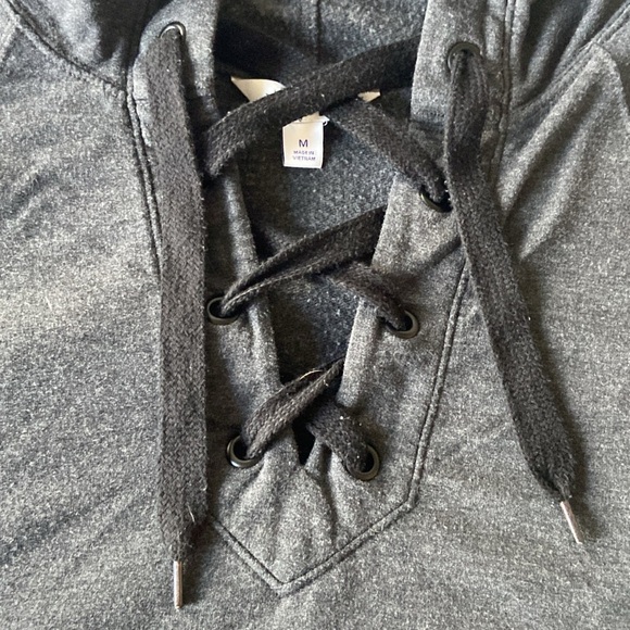 JoyLab Supersoft Lace Up Hoodie - Picture 7 of 7